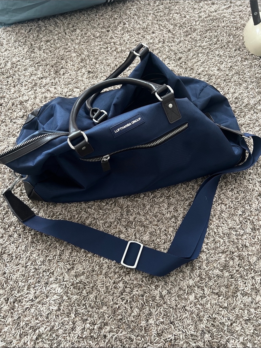 Navy Travel Duffle Bag - Men